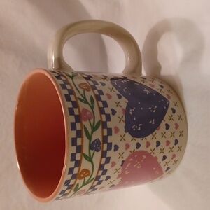 Hearts Delight Collection 1986 Mug With Pink & Blue Hearts Valentine's Day Gift